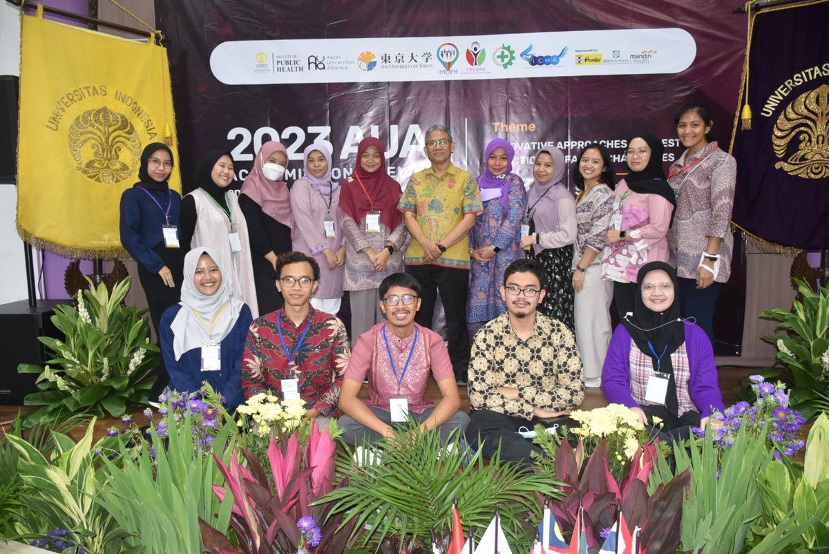 AUA_sec's tweet photo. On 12-13 February, the 2023 #AUA Academic Conference on Public Health Resilience in the #COVID-19 Pandemic: Innovative Approach and Best Practice in Facing the Challenges was hosted by @univ_indonesia and co-hosted by @UTokyo_News_en 
🔗 Full article: https://t.co/FitYED8uYq https://t.co/Gx8qzBT0va