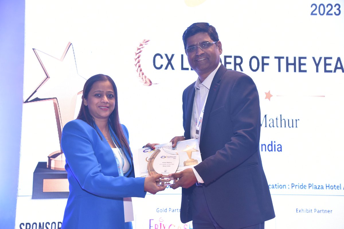 yellowdotai's tweet photo. 🏆 #SuccessWithYellow Congratulations Vishal Mathur from @sony_india, on being recognized as CX Leader of the Year! We're happy to have worked with the team on ‘Isha’ - a Voice AI agent designed to improve #voiceautomation & deliver personalized experiences to customers
Cheers! https://t.co/qMJLPgWDHp