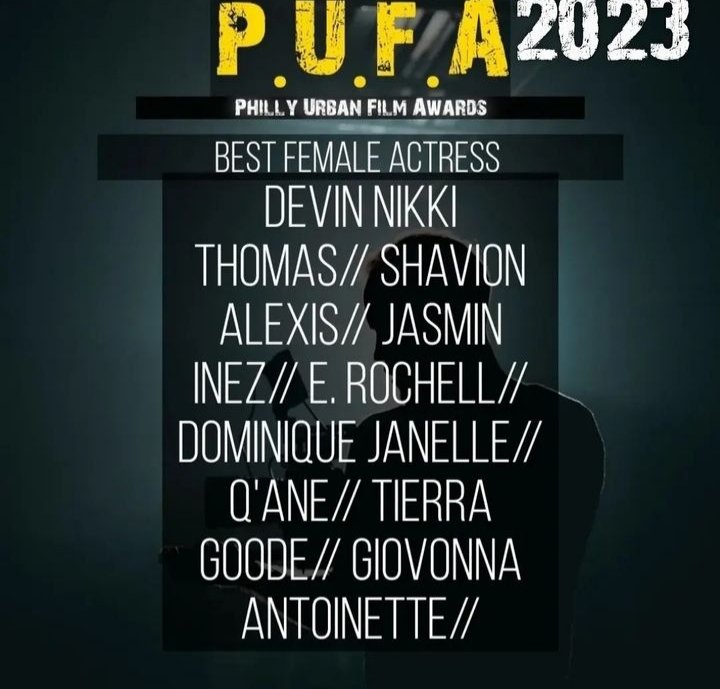 damn_q's tweet photo. Nominated again ⁴ #bestactress '23 for the philly urban film awards as #QANE(previous name)🙏🏾🙌🏾🤝🏾 https://t.co/clX8O5X2gM