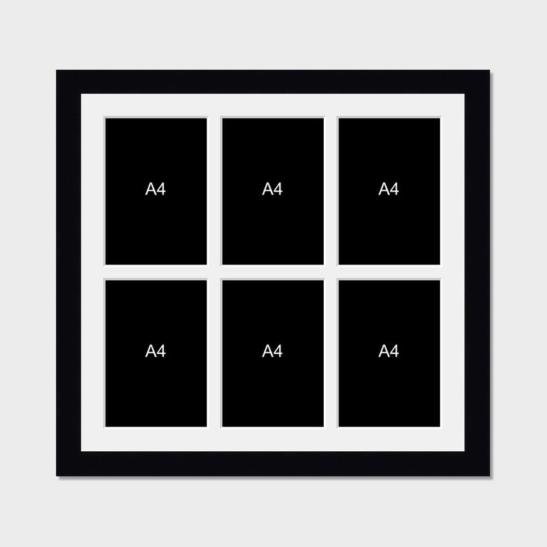 picturegallery's tweet image. Our Large Multi Photo Frame to Hold 6 A4 Certificates/Prints in a 33mm Black Wood Frame is now available for only £59.99: etsy.com/uk/listing/769… #multiphotoframes #multipictureframes #multiframes