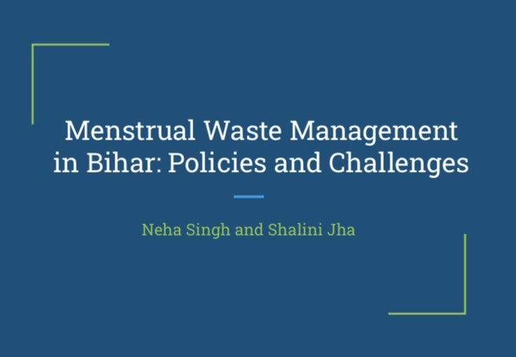 NehaSiingh_'s tweet photo. Had the privilege to officially introduce @bleedingblues_ and share our ground learnings with Academics, Researchers &amp; MHM Campaigners at the ‘National Seminar on Menstrual Health Management’ organised by Gender Champions of Dr. Ram Manohar Lohia National Law University, Lucknow https://t.co/mKfbPuGUJ9