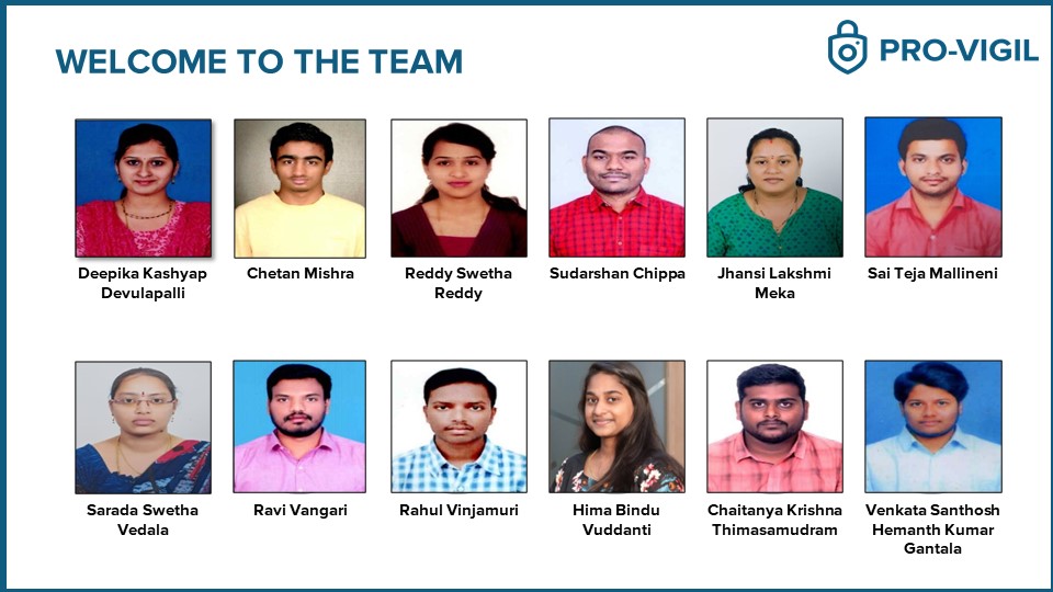 ProVigilIndia1's tweet photo. #congratulations and welcome to Pro-Vigil Surveillance Services
#newhire #welcomeonboard #newemployee #welcometotheteam #congratulations #newjoiner #provigil #hyderabadoffice #team #people #surveillance #work #culture https://t.co/kG8HQ4BPaB