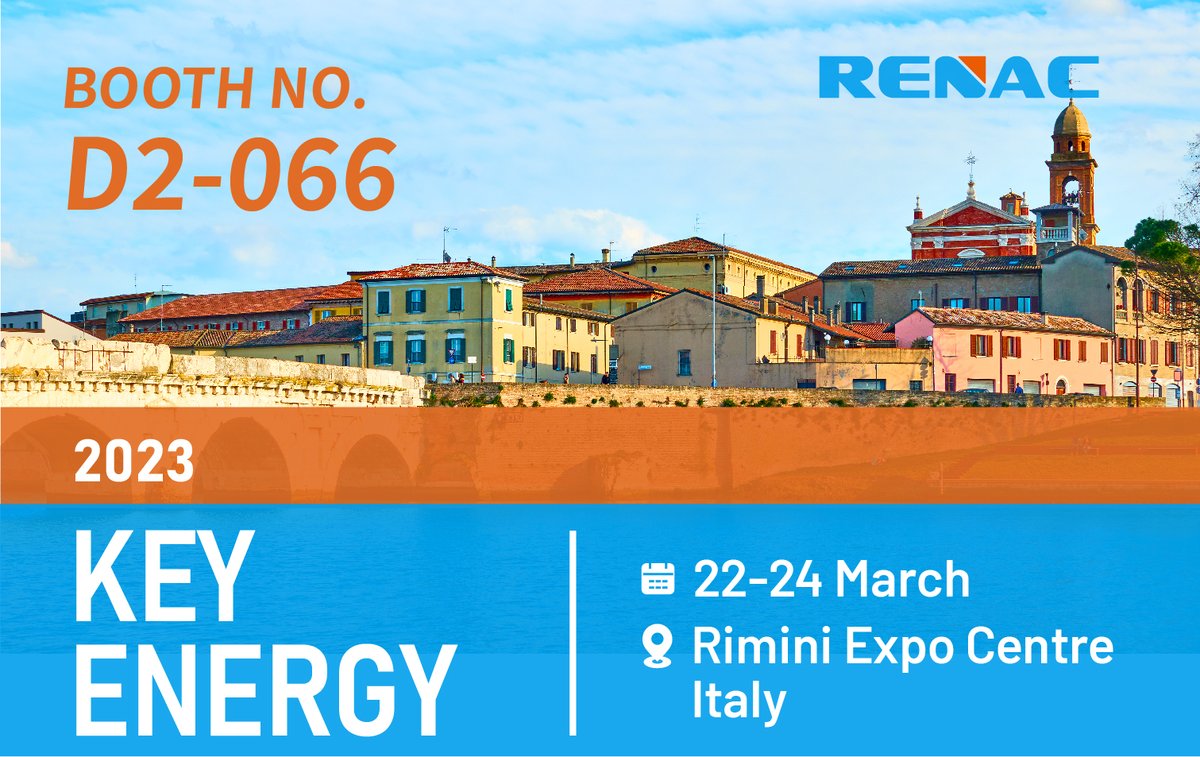 RenacPower's tweet photo. #RENAC will be exhibiting at K.EY - The Energy Transition Expo from 22 to 24 March in #Rimini. Join us as we will showcase our full range of #residential energy storage system solutions which is designed to deliver top-tier performance and reliability.

Visit us at Booth D2-066! https://t.co/xlE2sKKuvr