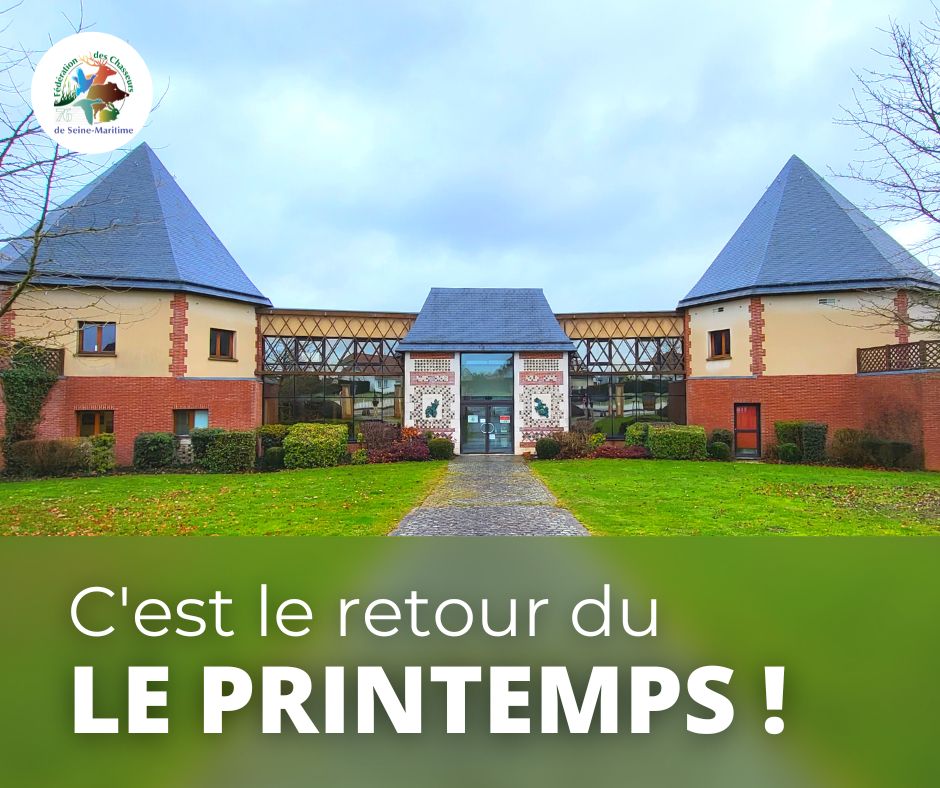 Le printemps est là ! 🌳

Période de quiétude et de reproduction, le printemps offre à la faune et à la flore les besoins pour se régénérer. 🌿

Pensez à ouvrir l’œil, à écouter la nature se réveiller. Tout chasseur naturaliste se doit d’observer son territoire. 👌🏻