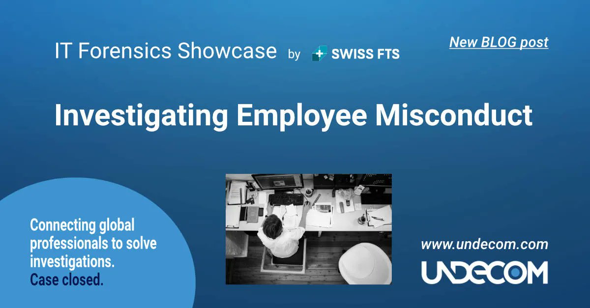 Don't start investigating employee misconduct without the necessary skills and experience.
How to proceed and what to keep in mind?
Check out the following blog contribution: undecom.com/cms/blog/2023/… 
#undecom