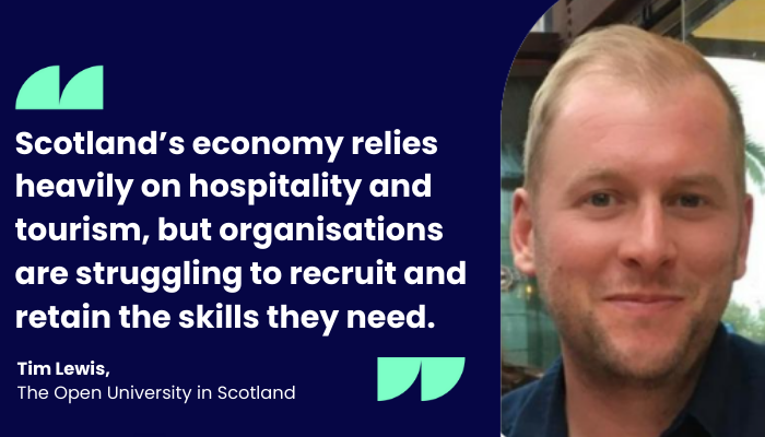 OUScotland's tweet photo. Scotland's employers recognise they need to invest in workforce skills and build up a local pipeline of talent, even if that talent moves on after a couple of years, says OU in Scotland's Tim Lewis. 

👉 https://t.co/d6iEiZKfY2

#Skills #BusinessBarometer https://t.co/z7fgmSUg48