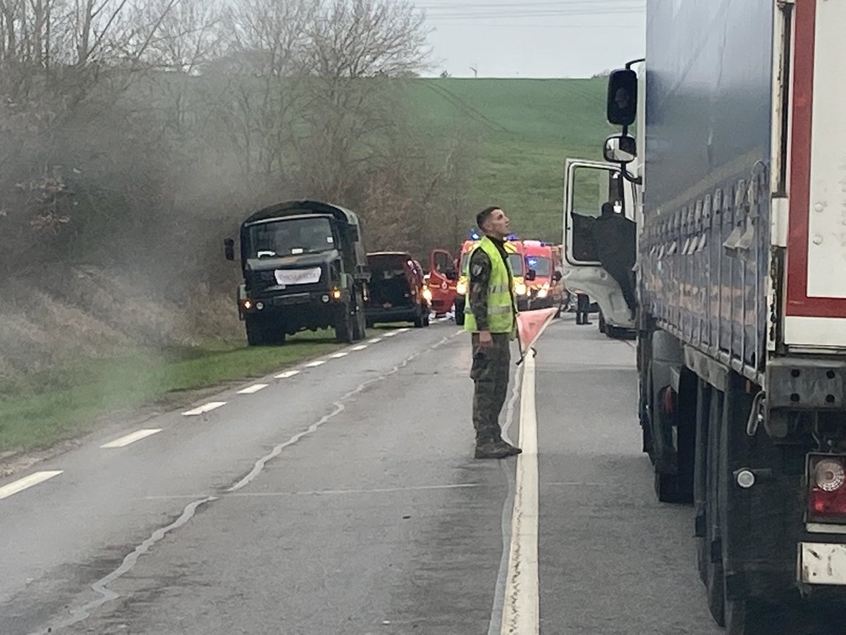 Mardi 21 mars 2023, grave accident de la circulation sur la D603 près de Metz.
Secours sur place, circulation bloquée.