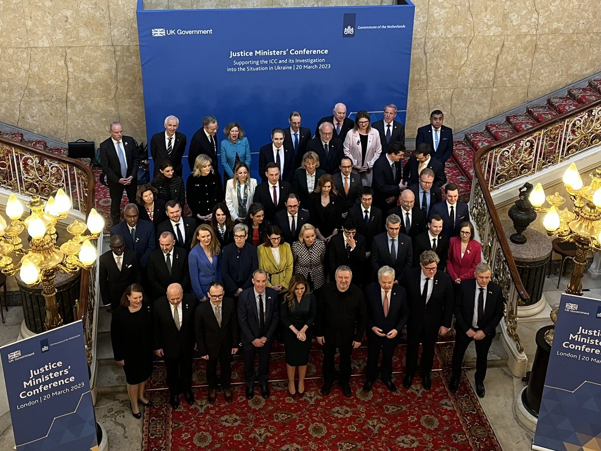 The Minister of Justice Carlo Nordio in London representing 🇮🇹 at the Conference in supporting the activities of the International Criminal Court in 🇺🇦 cohosted by 🇬🇧 🇳🇱 at Lancaster House <a href="/minGiustizia/">Ministero Giustizia</a> <a href="/IntlCrimCourt/">Int'l Criminal Court</a> <a href="/MoJGovUK/">Ministry of Justice</a> <a href="/UkrEmbLondon/">Embassy of Ukraine to the UK</a> <a href="/italyinukr/">Italy in Ukraine</a>