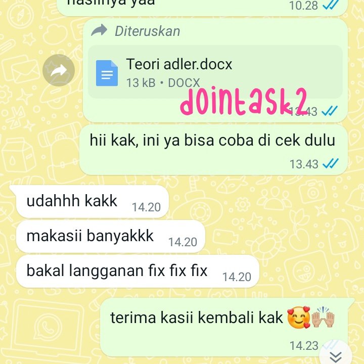 dointask2's tweet photo. jasa joki tugas psikologi bisa dm / wa di bio untuk tanya2 yaa 🫶🏻✨ https://t.co/SY3H1mTjHh