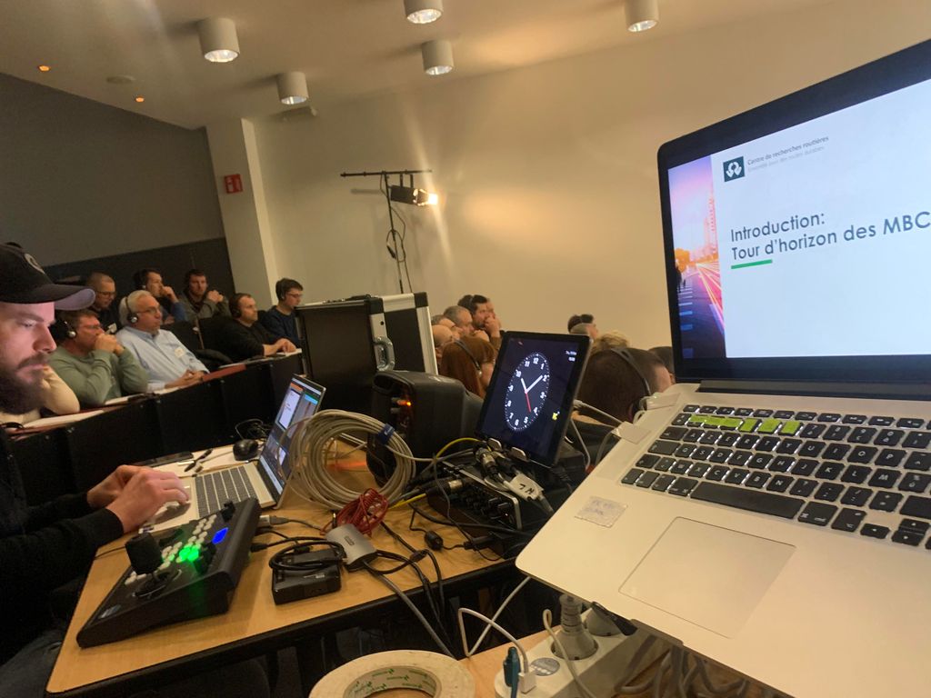 telemak_stream's tweet photo. The Belgian Road Research Centre (BRRC) heeft Telemak gevraagd een seminarie vanuit hun top aula op te nemen voor gebruik bij online opleidingen. https://t.co/Pwm8y8wo5n