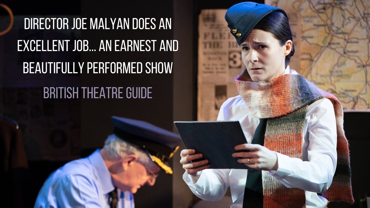 FinestHour3945's tweet image. Cracking review of our show in the British Theatre Guide. 'An absorbing piece of drama that never forgets the human toll behind the glamour of the dashing uniform.'
Full review britishtheatreguide.info/reviews/their-…

One week left @WaterlooEast, tickets via waterlooeast.co.uk/their-finest-h…
#theatre