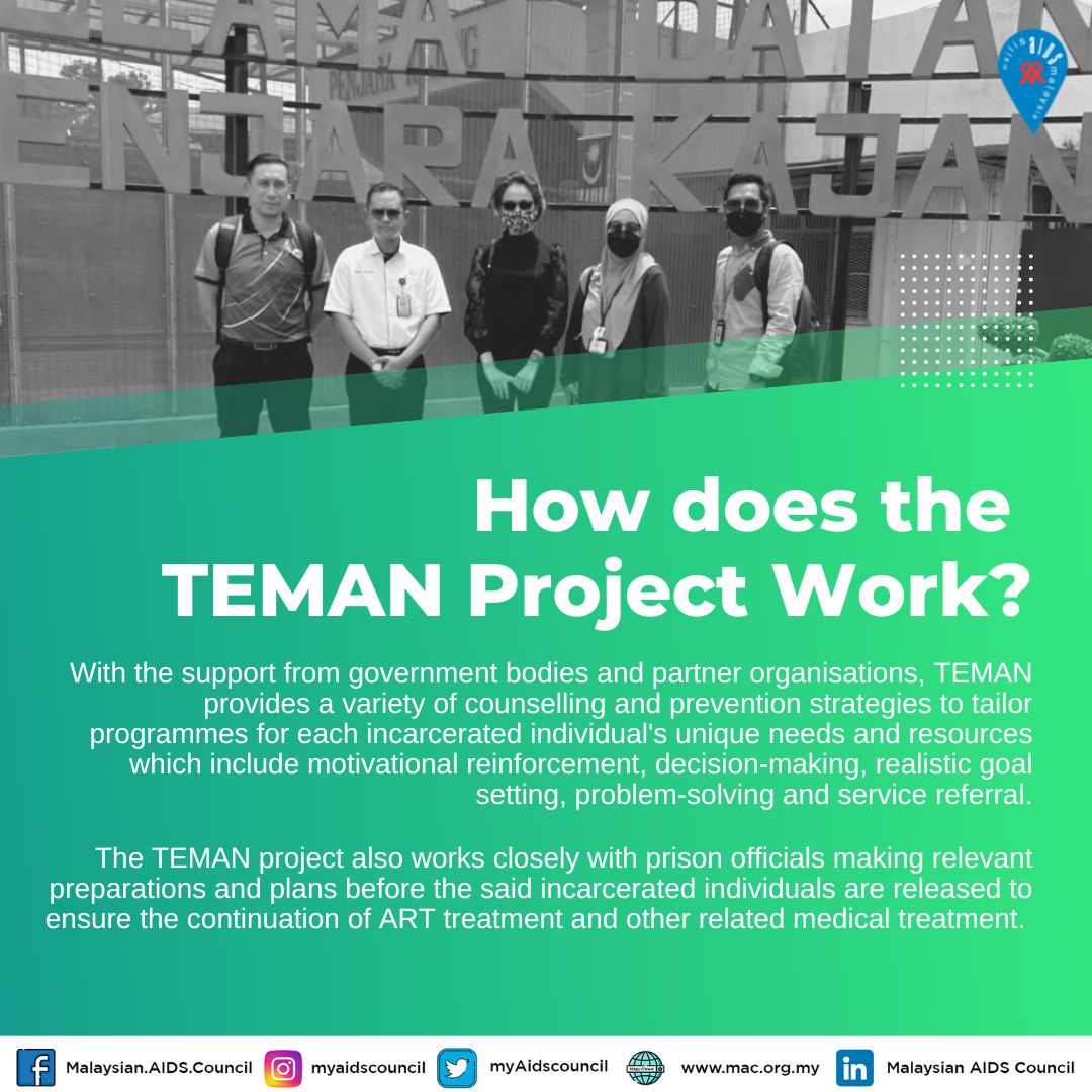 myAIDScouncil's tweet photo. In conjunction with Prison Day 2023, We bring you the 'TEMAN Projek' - one of MAC programmes supported by the Malaysian Prison Department and the Ministry of Health.
#MACcare #PrisonDayMY #TemanProjek @codebluenews https://t.co/mjRBONozdd