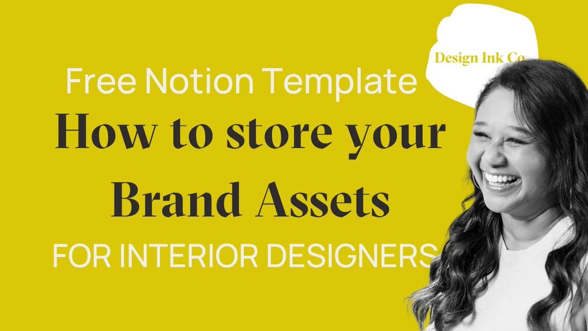design_ink_co's tweet photo. New Video on YouTube:Free Notion Database-  A Brand Bank for Interior Designers - an Introduction !
In this video, I'm introducing my new Notion Brand Bank database.  If you subscribe to my newsletter, you will receive a link to duplicate the database.     If you are not a sub... https://t.co/p4IaCxL9yY