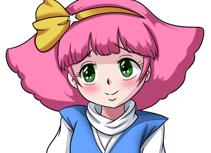 #なめこイラストピンクの悪魔 