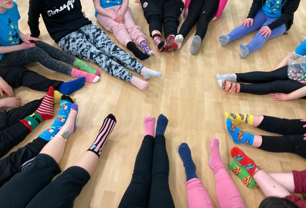 All my dance friends wore their odd socks last night in support of World Down Syndrome Day 💙💛
Love my dance group @DancestarsShef1 
@Wouldntchangea1 @dontscreenusout @DSAInfo 
#WDSD2023 
#WithUsNotForUs 
#wouldntchangeathing