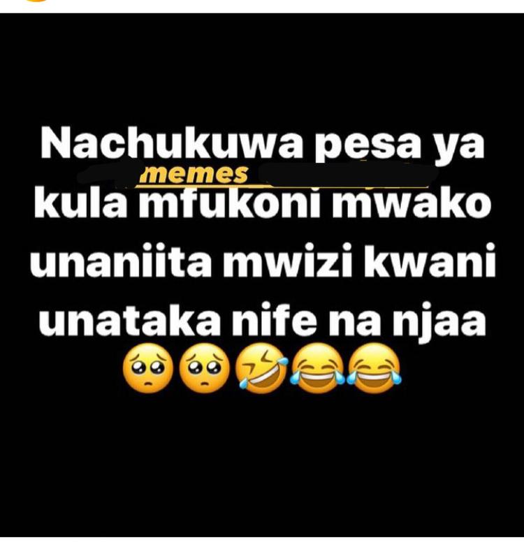 myNeylee's tweet image. Kosa langu au la njaa