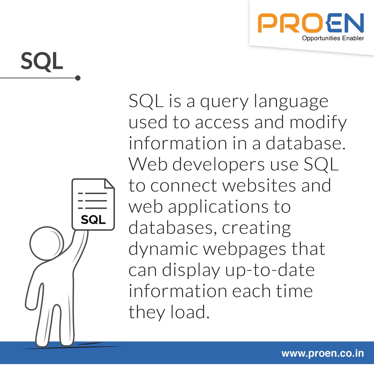 Proen05540198's tweet image. 𝐓𝐞𝐜𝐡 𝐓𝐞𝐫𝐦 𝐓𝐮𝐞𝐬𝐝𝐚𝐲
 
SQL is not just for storing and retrieving data, but also for performing any database-related task. It is accessible, economical, versatile, strong, and speedy.

#ProEn #TechTermTuesday #SQL #StructuredQueryLanguage