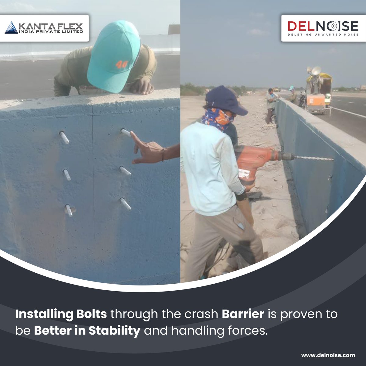 delnoise's tweet photo. Installing bolts through the crash barrier is proven to be better in stability and handling forces.

Try Our Noise Barrier Installation 👉 https://t.co/2N5L7c1UVA

#noise #barrier #noisebarrier #soundbarrier #absorptivenoisebarrier #reducenoise #WorldBuildIndia2023 #delnoise https://t.co/kBD6yMGPkG