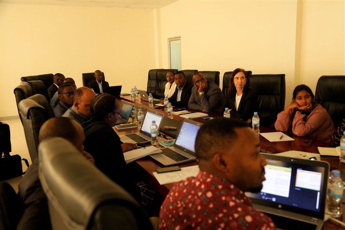 Happening now: The World Bank Implementation Support Mission team is meeting with the RAB SPIU World Bank funded projects staff and the FAO Rwanda team to assess the progress made towards implementing #SAIP project.