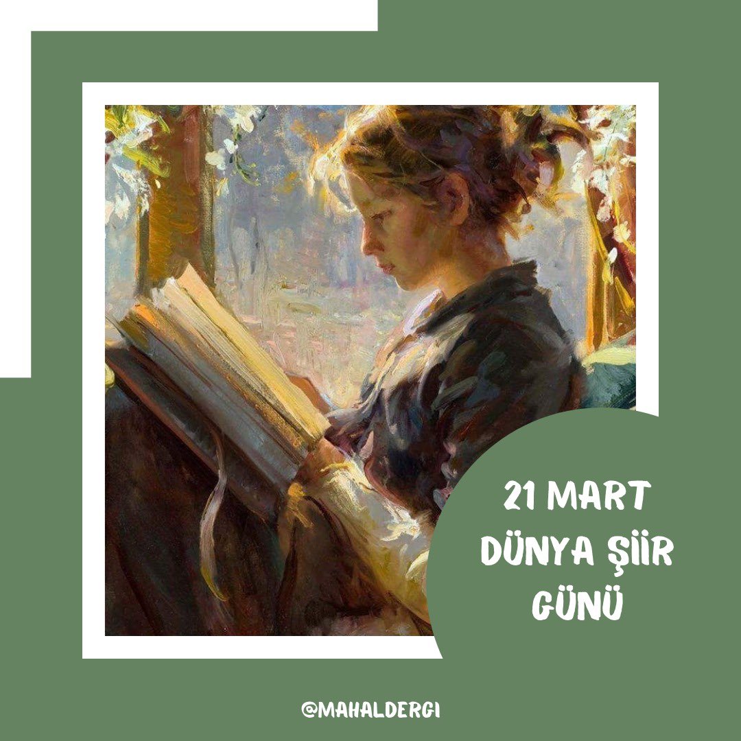 mahaldergi's tweet photo. Dünya Şiir Günü kutlu olsun!🎈Peki sizin en sevdiğiniz şiir nedir? https://t.co/8Ofne0n1iZ