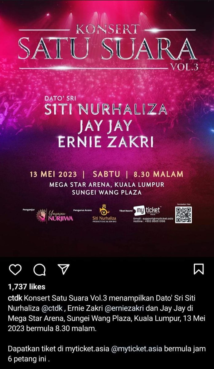 TribeKakchik's tweet photo. TokTi ni suka buat konsert time aku tak ada duit. Haish.
#DoneMeroyan https://t.co/rVyioJqDJ9