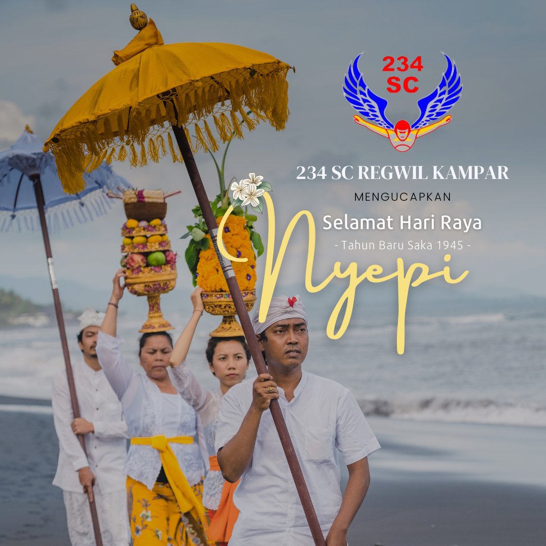 234SCKampar's tweet photo. Selamat Hari Raya Nyepi Tahun Baru Saka 1945
@234SCSemarang 
@234SCJambi 
@sc_jaktim 
@234SCInhu 
@234SC_Pekanbaru 
@234SC_INHIL 
@234SCjabar 
@234ScJakbar 
@234SCPELALAWAN 
@234SC_Sukabumi 
@234scBadung
@234SC_BALI
#nyepi #NationalShutdown #234sckampar https://t.co/T7SjZO3kzO