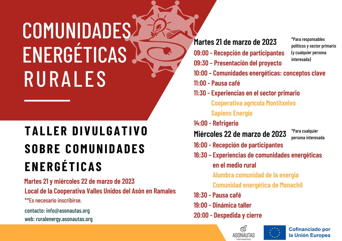 asonautas's tweet photo. En unos minutos comienza el tercer taller de nuestro proyecto #ErasmusPlus sobre comunidades energéticas rurales. Podréis seguirlo en directo aquí:
https://t.co/h72nFn22tF https://t.co/tJIAdF0T3q