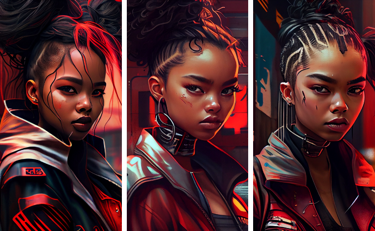 MIZmoniluv's tweet photo. BLOOD MOON LEGACY: Redgirls777. Am I discovering the priestesses, or are they uncovering me? Delving into the world of the Sanguine moon has led to much self-discovery, and I love every minute! #digitalart #aiartist #conceptart #characterdesign #AIart #artwork #GraphicDesigner https://t.co/FwbPkYelaG