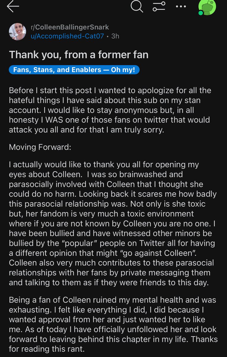 colleenbisover's tweet photo. Proud of you, hopefully more people open their eyes to Colleen’s terrible behaviour and child exploitation 
#colleenballinger #colleenballingerisoverparty #cancelcolleen #mirandasings #ballingerfamily https://t.co/lonbk7m59J