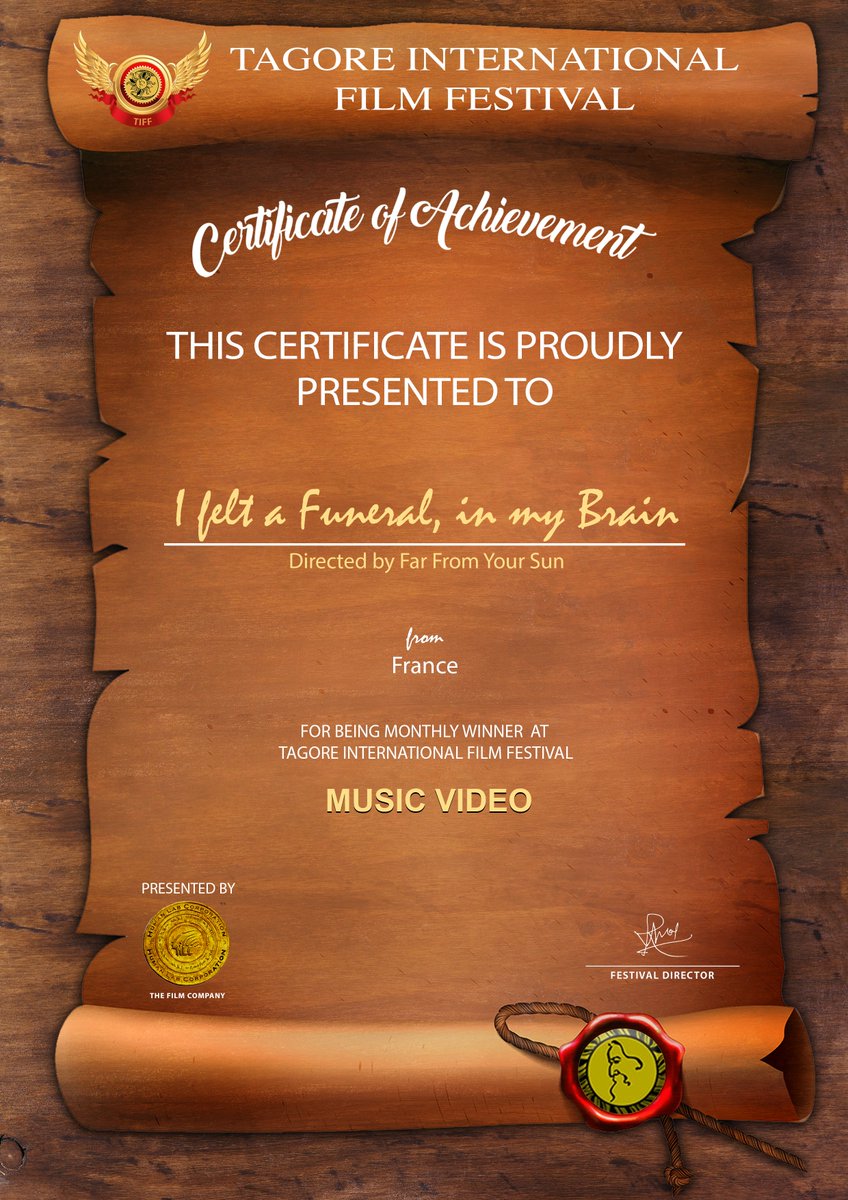 FarFromYourSun's tweet photo. We are extremely delighted to have participated in the @tagorefilm Festival and to have been awarded for the best video.
The entire experience was amazing!
#ffys #award #bestvideo #festival #india https://t.co/KgbdRovKkV