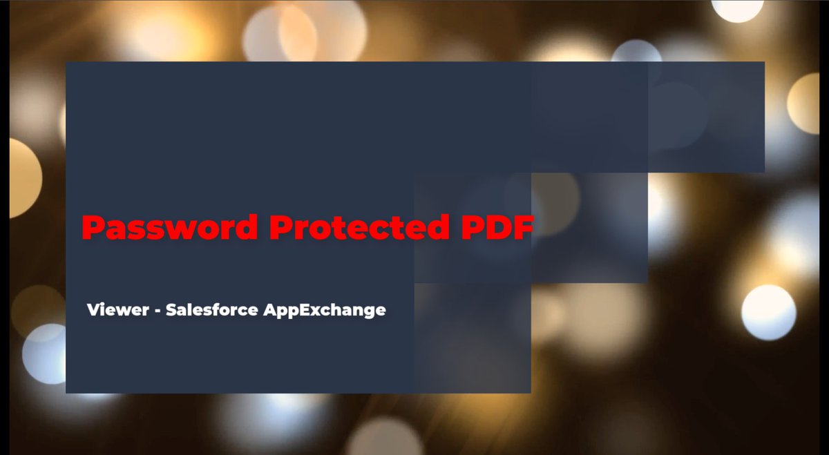 idanblich's tweet photo. 🚨Attention #Salesforce users!🚨
Password Protected PDF - Viewer on AppExchange! Secure sensitive data, streamline workflows, and save time, all from your Salesforce dashboard. 🔐📄 
https://t.co/iVcHUFyDeT https://t.co/YZhwGypk03