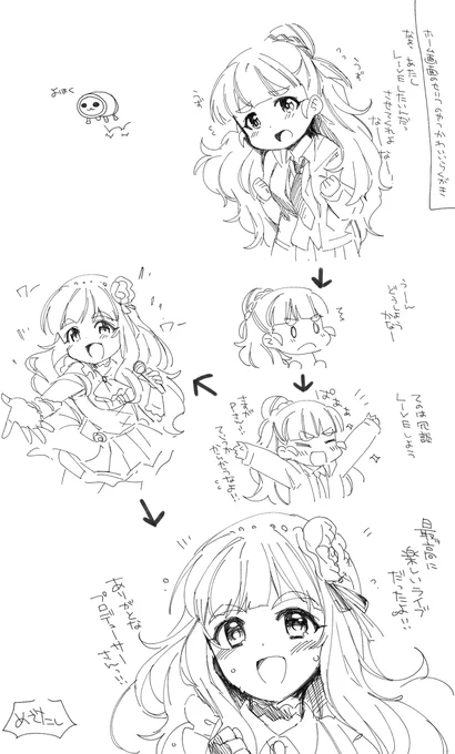 だいぶ前に描いた奈緒 