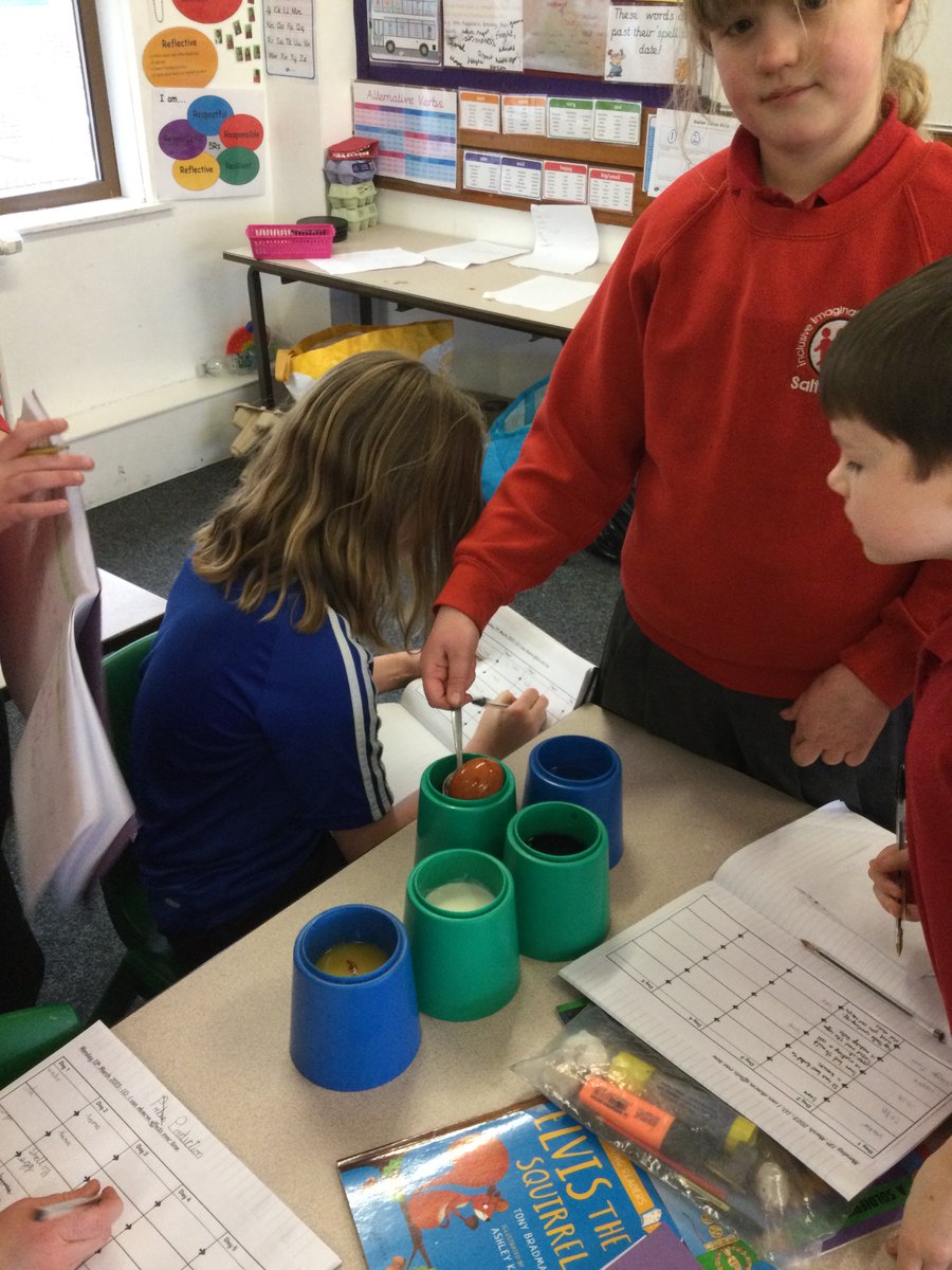 SaltergateSchs's tweet photo. Year 4 have been busy observing the effects of different liquids on tooth enamel. We used eggs instead of our actual teeth though! 😁🦷 #science #observationovertime #brushyourteeth #ks2 https://t.co/pXnLfJ58FU
