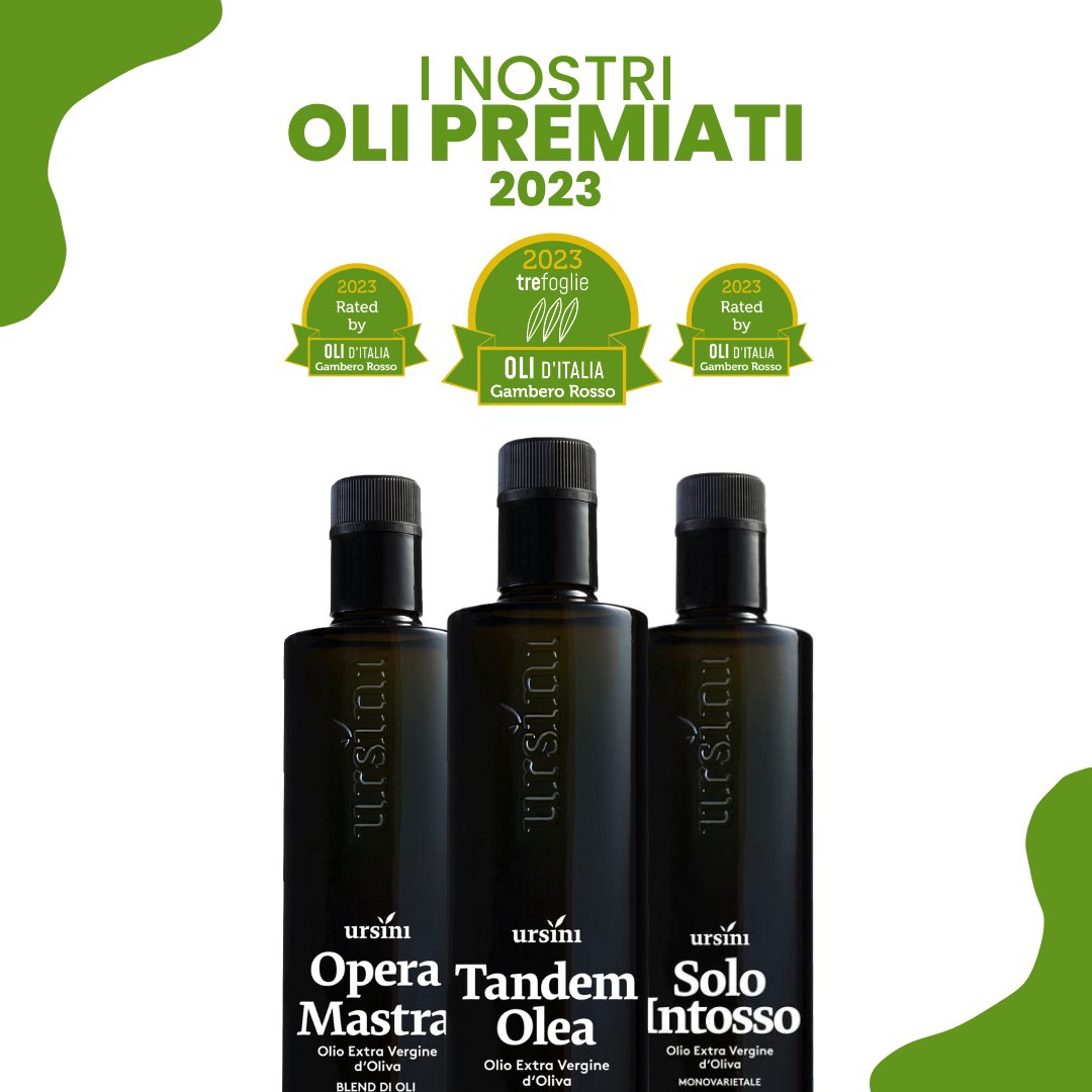 🏆 𝗣𝗿𝗲𝗺𝗶𝗮𝘁𝗶 𝗱𝗮 𝗚𝗮𝗺𝗯𝗲𝗿𝗼 𝗥𝗼𝘀𝘀𝗼!
Siamo orgogliosi di annunciare che anche quest'anno tre delle nostre eccellenze sono state premiate con i prestigiosi riconoscimenti dal Gambero Rosso. 
#gamberorosso #oliditalia