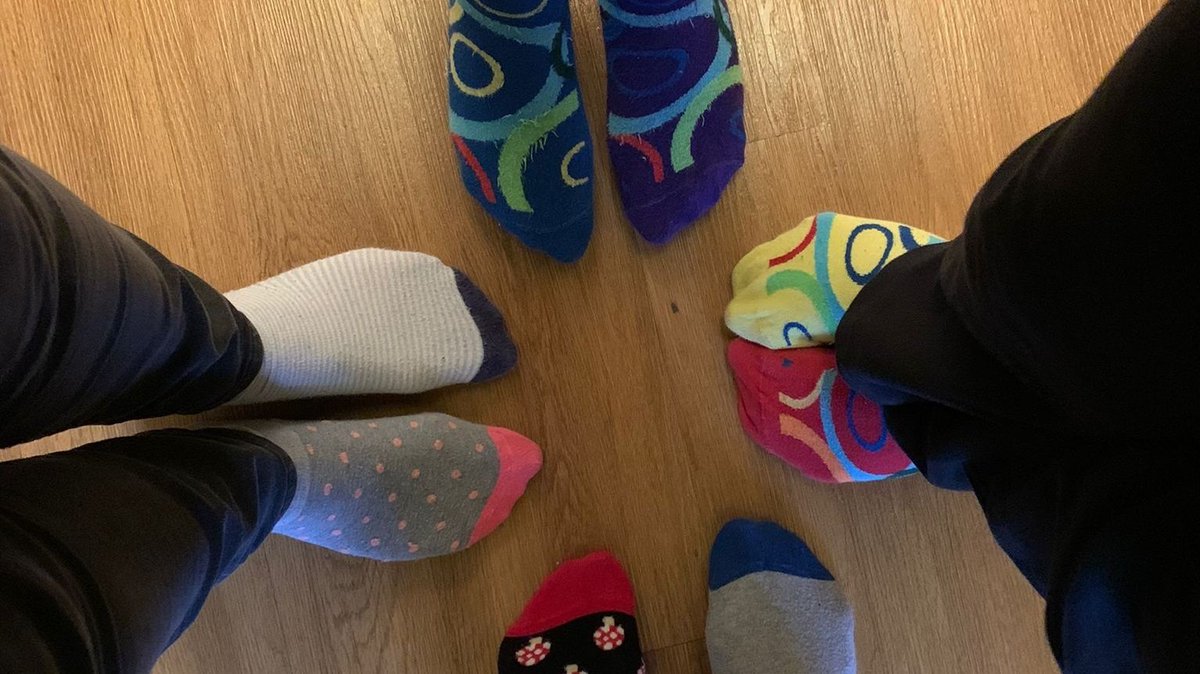 Happy World Down’s Syndrome Day! 🩵💚 Check out our Instagram posts at instagram.com/downssyndromeo… #WDSD2023 #worlddownsyndromeday #lotsofsocks #oddsocks