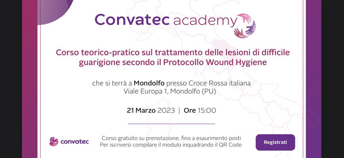 romi_marco's tweet photo. #woundcare #feritedifficili #lesioni "Teoria e pratica nel trattamento delle lesioni di difficile guarigione secondo il Protocollo Wound Hygiene" https://t.co/fwa2eNu25d