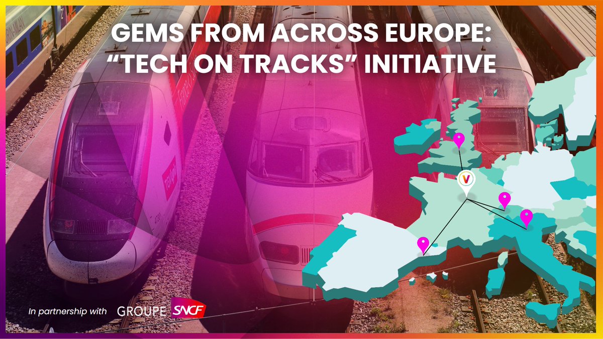 Travel sustainably with the brightest minds in tech🚆 

Tech on Tracks, a co-initiative by #VivaTech &amp; <a href="/GroupeSNCF/">Groupe SNCF</a>, is bringing together European startups, investors, corporates &amp; public actors on a cross-border train to Paris on June 14🌍

Get on board for a positive impact!🌱