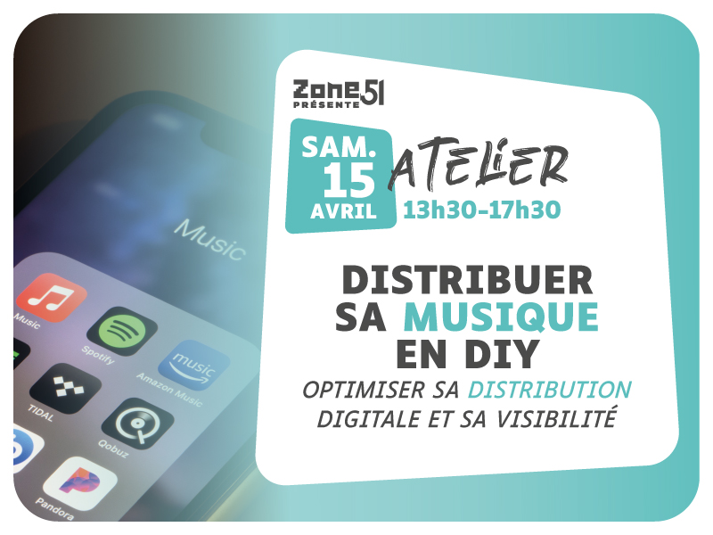 [ ATELIER : DISTRIBUER SA MUSIQUE EN DIY (Optimiser sa distribution digitale et sa visibilité) ]

Plus d'info : zone51.net/agenda/