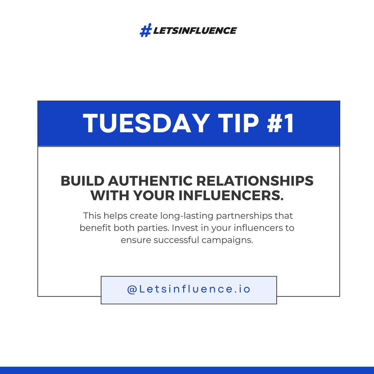 Lets_Influence_'s tweet photo. Transform your Tuesdays with our top tips!

#influencers #brands #influencermarketingagency #tueday #tip #brandcollaborations https://t.co/u4uXhmTrAT
