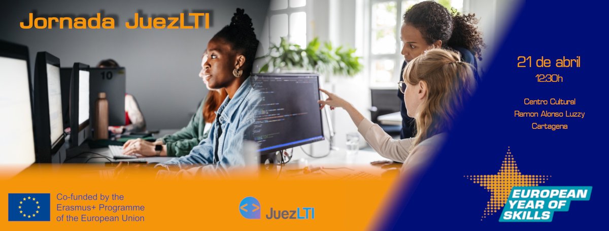 JuezLTI's tweet photo. Our JuezLTI Multiplier Event is now part of the European Year of Skills https://t.co/HhOToIjeo8 .
@EU_Social #erasmusplus @cifpcarlos3 @sepiegob @EuropeDirectRMu @KAU @Kaupublish @INESCTEC @bursailmem16 @educarm https://t.co/2tLOZK0Jp8