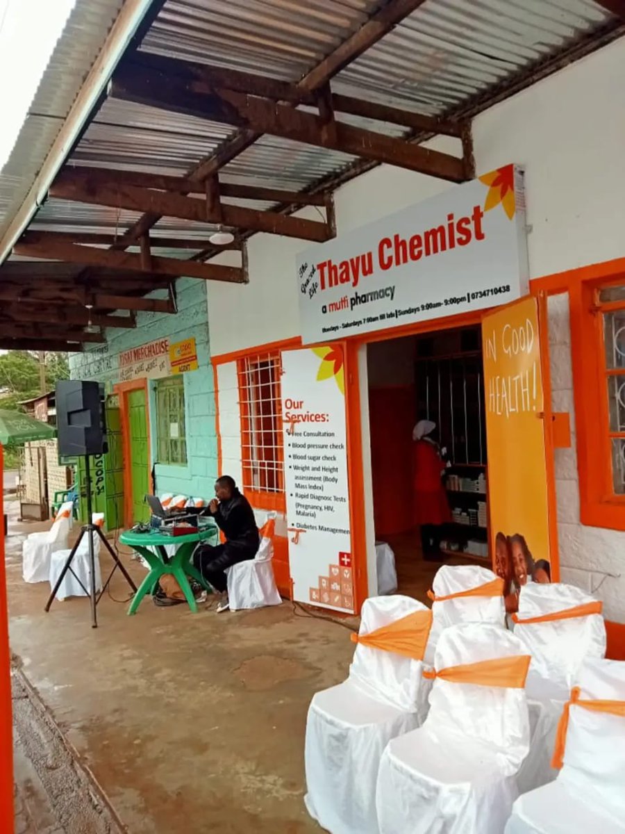 DonnaOgeto's tweet photo. In pursuit of community health and development I'm glad to have the primary care program at Thayu pharmacy in Kangundo town launched with the amazing team @HaltonsCares &amp; @mPharmaHealth.
Ensuring #nooneleftbehind
#mutti
#ingoodhealth https://t.co/rTvG4Kbegd
