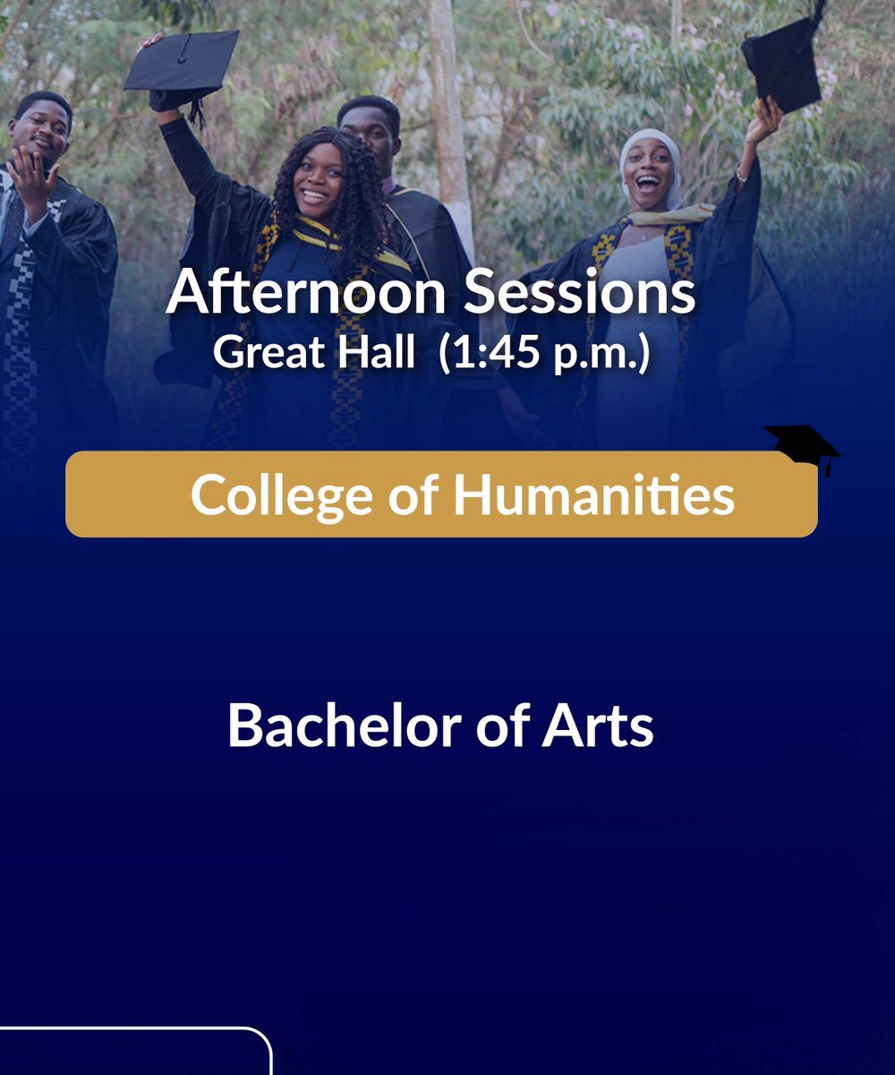 March 2023 #UGCongregation ceremonies begin today! Here is the schedule for Day 1 

#UGIS75 
#IntegriProcedamus