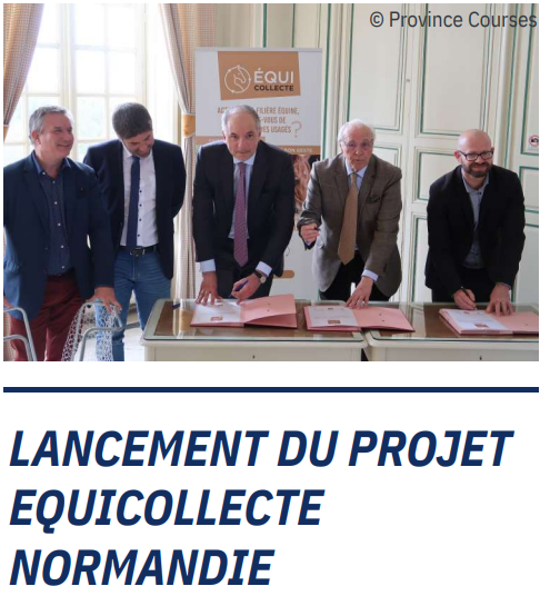 FedeRegionaleBN's tweet photo. Lancement du projet EQUICOLLECTE normandie @ProvinceCourses @leparisien_turf @LeTrot @Paris_Turf https://t.co/EiVwAeqz0V