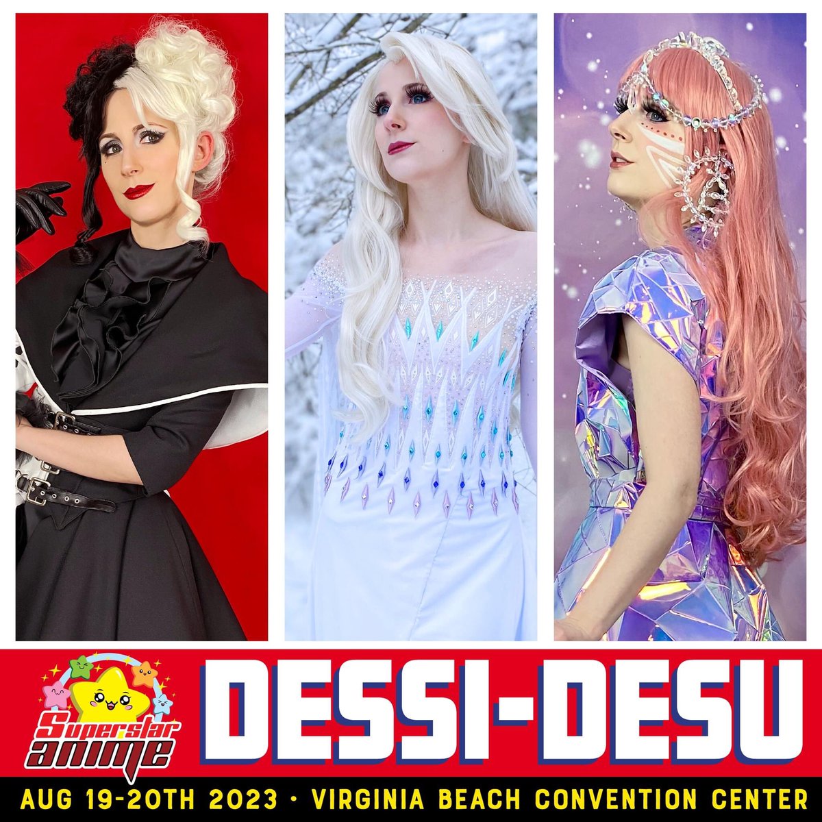 superstar_anime's tweet photo. Hello Superstars!💫⭐️
We are super excited to announce that Dessi-Desu will be joining us for Superstar Anime! 🎉

Get your passes today!
➡️ https://t.co/pzqWM0iWoi ⬅️ https://t.co/ieIsYiovAy