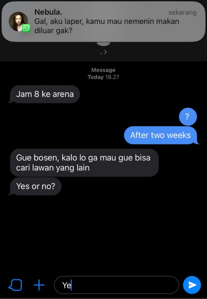 seblakwetiau's tweet photo. orang yang sama pt.2
(who is more important?)

lee jeno few tweets au https://t.co/y9LIc4ujLX