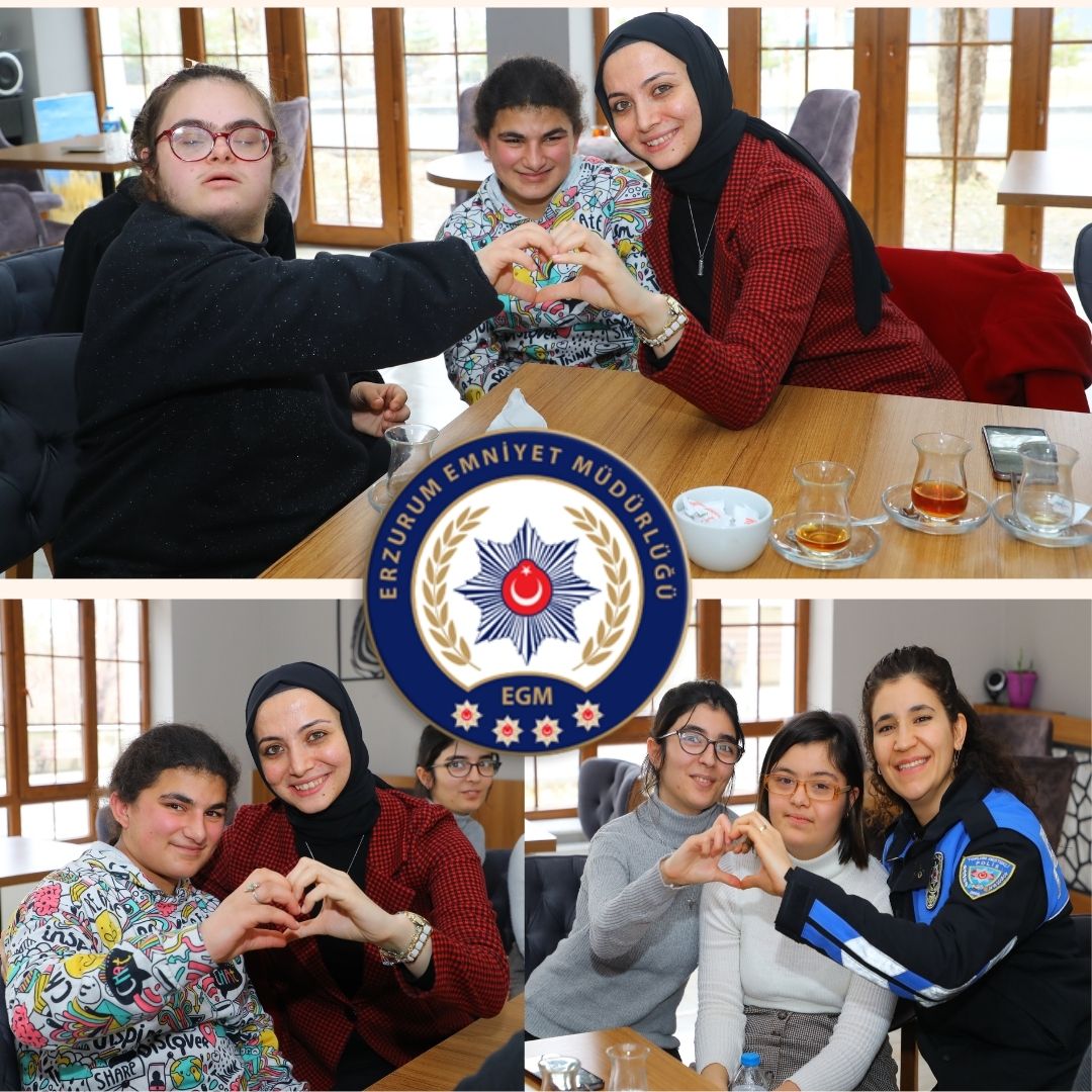 EmniyetErzurum's tweet photo. "Gerçek Dostlar Kromozon Saymaz. Çünkü Down sendromu 1eksiklik değil +1 fazlalıktır." Dünya Down Sendromu Farkındalık Günü Kutlu Olsun.
Mutlu Kafeyi Ziyaretimizden...
💑😊 @TC_icisleri @ErzurumValilik @EmniyetGM #mutlukafe. https://t.co/WXdNDl8ZnI
