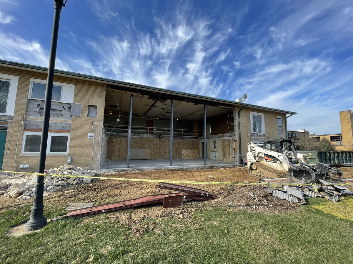 The new Welcome Center on the St. X campus is starting to really take shape. #continuousimprovement  #wearestx