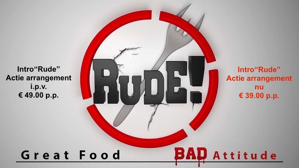 TNHChef's tweet image. De ultime #Rude experience beleven #great #food #bad #attitude reserveren #donderdag t/m #zondag
rude@rude.restaurant rude.restaurant #hilversum