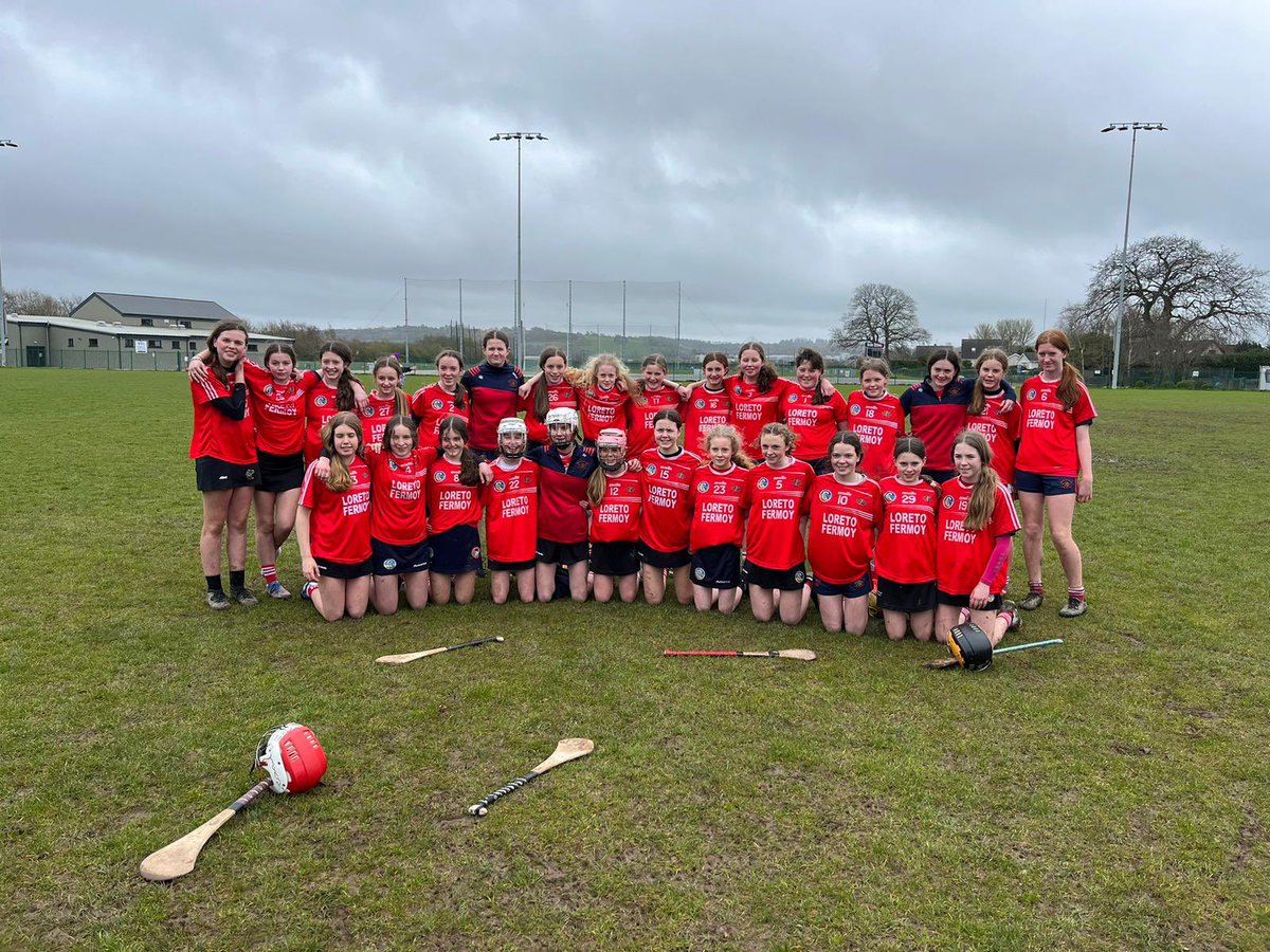 Well done to our 1st Year Camogie team who won their league game by the narrowest of margins! Loreto 3.3 Kinsale Community School 3.2. Thanks to Kinsale for a great game.  #camogie #LoretoAbú #league #ExtraCurricular #TheJourneyContinues #LoretoGaels