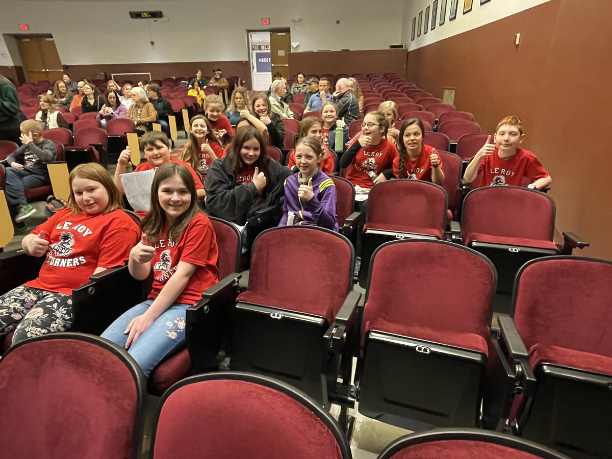 mrsoveracker2nd's tweet photo. Our Page Turners are ready to go! @LeRoy_CSD https://t.co/IgezYoahmz